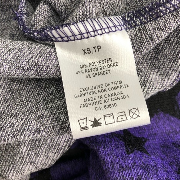 RICKI'S Long Sleeve Ruched Star Print Top - Picture 9 of 9